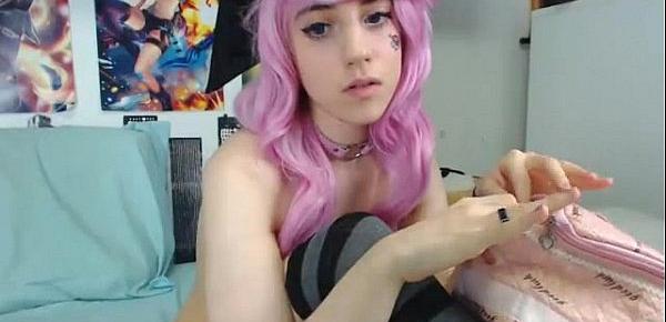  Lana as a Pink Pirate masturbates with viewer controlled vibrator